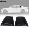 Dodge Charger 2011-2023 Side Window Louver V4 Style PP Matte Black