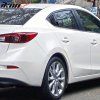 Mazda 3 2014-2018 Grille de vitre latérale ABS noir brillant