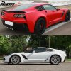 Chevrolet Corvette 2014-2019 Mřížka na okno boční tisk z uhlíkových vláken