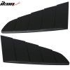 Ford Mustang 2015-2017 Persiennes de fenêtre latérale style CV PP ABS noir non peint