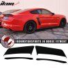 Ford Mustang 2015-2017 Mřížka na okno boční ABS nenatřená černá