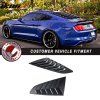 Ford Mustang 2015-2017 Mřížka na okno boční ABS nenatřená černá
