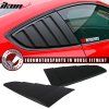 Ford Mustang 2015-2023 Persienne de fenêtre latérale PP style CV noir non peint