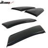 Ford Mustang 2015-2023 Rejilla de ventana lateral estilo GT PU ABS negro mate