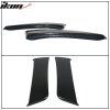 Ford Mustang 2015-2023 Grille de fenêtre latérale style GT PU ABS noir mat