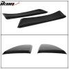 Ford Mustang 2015-2023 Rejilla de ventana lateral estilo GT PU ABS negro mate