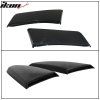 Ford Mustang 2015-2023 Rejilla de ventana lateral estilo GT PU ABS negro mate