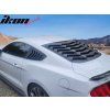 Ford Mustang 2015-2023 Persiana de ventana lateral estilo IKON ABS negro