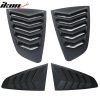 Ford Mustang 2015-2023 Persiana de ventana lateral estilo IKON ABS negro
