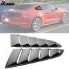 Ford Mustang 2015-2023 Rejilla de ventana lateral estilo OE PP negro sin pintar