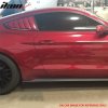 Ford Mustang 2015-2023 Side Window Louvers OE Style PP Ruby Red