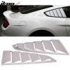 Ford Mustang 2015-2023 Grille de fenêtre latérale style OE PP argent