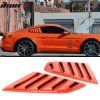 Ford Mustang 2015-2023 Rejilla de ventana lateral estilo OE PP naranja Race