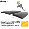 Ford Mustang 2015-2023 Rejilla de ventana lateral estilo R PU amarillo perla Splash 3C