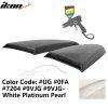 Ford Mustang 2015-2023 Rejilla de ventana lateral estilo R PU blanco White Pearl