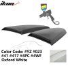 Ford Mustang 2015-2023 Persiana de ventana lateral R sty PU Blanco Oxford