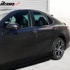 Toyota Camry 2018-2024 Side Window Louver Hydro Dip Carbon Fiber Glossy Smooth
