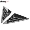 Honda Civic Hatchback 2020-2023 Side Window Louvers Gloss Black
