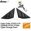 Ford Mustang Mach-E 2021-2023 Rejilla de ventana lateral IKON PC naranja Cyber Pearl