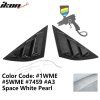 Ford Mustang Mach-E 2021-2023 Rejilla de ventana lateral IKON PC blanca Space Pearl