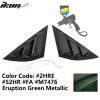 Ford Mustang Mach-E 2021-2023 Side Window Louver Eruption Green Metallic