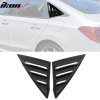 Honda Civic 11th Gen Sedan 2022-2025 IKON ABS Side Window Louvers Alabaster Silver Metallic
