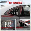Honda Civic 11th Gen Sedan 2022-2025 IKON PC Black Bronze Pearl Side Window Louver