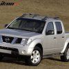 Nissan Frontier 2005-2022 Barras de techo aluminio ABS plateado