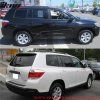 Toyota Highlander 2008-2013 Barres de toit noir