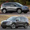 Honda CR-V 2012-2015 Barres de toit ABS noir brillant