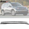 Honda CR-V 2012-2015 Barres de toit ABS noir brillant