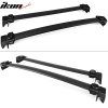 Jeep Compass 2017-2025 Barres de toit aluminium noir