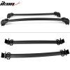 Jeep Compass 2017-2025 Barres de toit aluminium noir