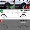 Ford F150 Styleside 2004-2008 Lincoln Mark LT Styleside 2007-2008 Extensions d'ailes PP style OEM noir