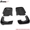 Honda Civic Sedan 2006-2011 Extensions d'ailes style OE noir