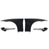 BMW E92 E93 Seria 3 Coupe cu 2 uși Complet M3 2007-2013 Extensii aripi PP Stil M3 negru nevopsit