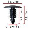 Fiat Ducato Agrafe sapin 68095702AA