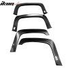Chevrolet Silverado Long Bed 2007-2014 Aletines estilo OE PP negro