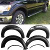 Extensii aripi Ford F150 5.5 6.5 8Ft Bed 2009-2014 PP Pocket Rivet stil negru neted