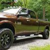 Dodge Ram 2500 3500 2010-2018 Extensions d'ailes PP style OEM noir non peint