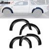 Ford Ranger T6 XL XLT 2011-2016 Extensions d'ailes style Pocket noir lisse