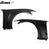 Ford Mustang GT350 2015-2017 Élargisseurs d'ailes acier non peint noir