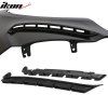 Ford Mustang GT350 2015-2017 Élargisseurs d'ailes acier non peint noir