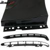 Ford Mustang GT350 2015-2017 Élargisseurs d'ailes acier non peint noir