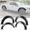 Ford F150 Off Road 2018-2019 Aletines PP estilo Pocket negro liso
