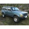 Jeep Cherokee XJ BJ 1984-2001 Ofuky oken Slim styl akryl kouřová tónovaná