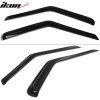 Chevrolet S10 1994-2003 Déflecteurs de vitres Style Slim acrylique noir