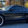 Ford Mustang 1994-2004 Déflecteurs de vitres Slim style acrylique fumé teinté
