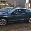 Ford Mustang 1994-2004 Derivabrisas estilo Slim acrílico ahumado tintado