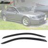 Ford Mustang 1994-2004 Déflecteurs de vitres Slim style acrylique fumé teinté